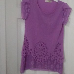 Blouse with under lining